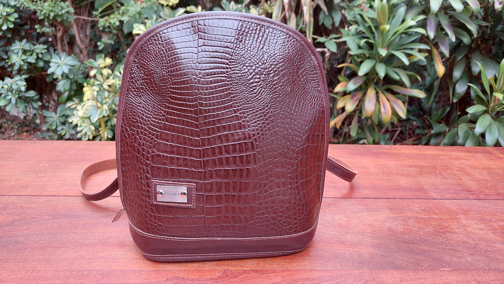 Mochila de Cuero Vacuno Khevi - Chocolate