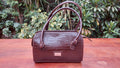 Cartera de Cuero Vacuno Alazani - Chocolate