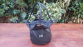 Cartera de Cuero Vacuno Orbe - Negro