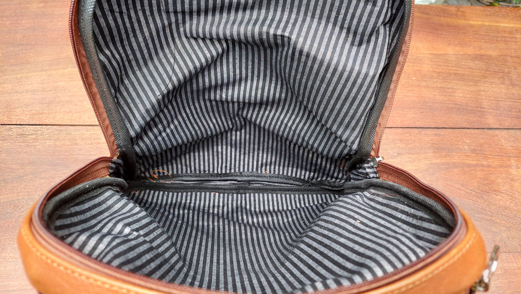 Mochila de Cuero Vacuno Chañar - Suela
