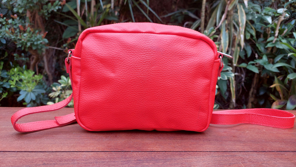 Bandolera de Cuero Vacuno Iguazú - Rojo