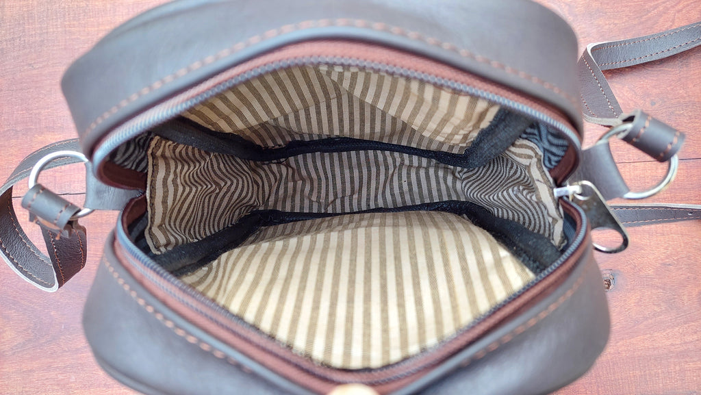 Bandolera de Cuero Vacuno Ombú - Africano