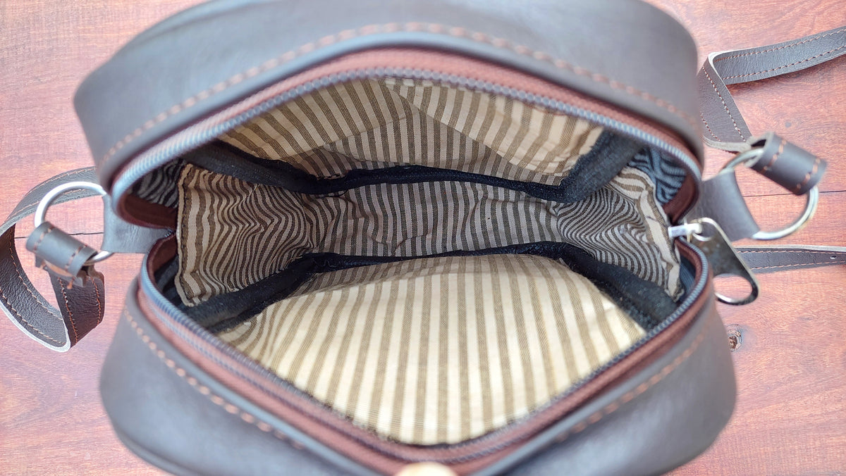 Bandolera de Cuero Vacuno Ombú - Africano
