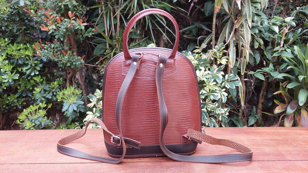 Mochila de Cuero Vacuno Caldén - Suela