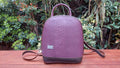 Mochila de Cuero Vacuno Caldén - Uva