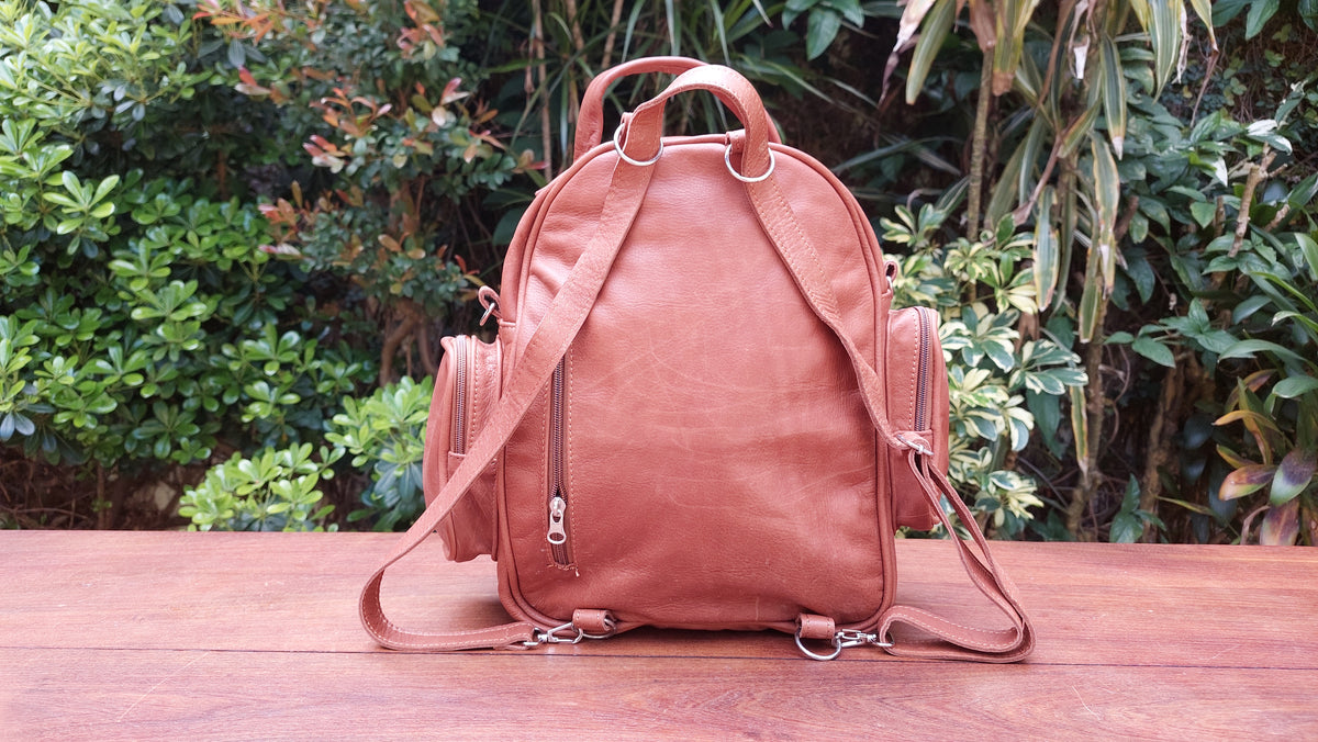 Mochila de Cuero Vacuno Monserrat - Suela
