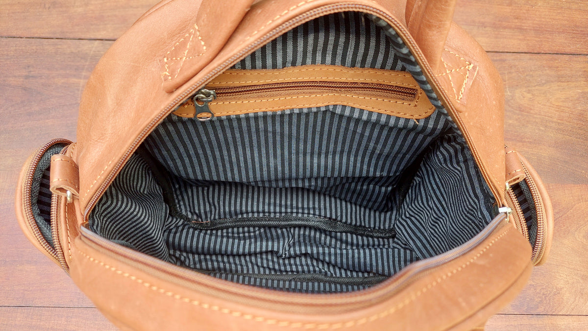 Mochila de Cuero Vacuno Monserrat - Suela
