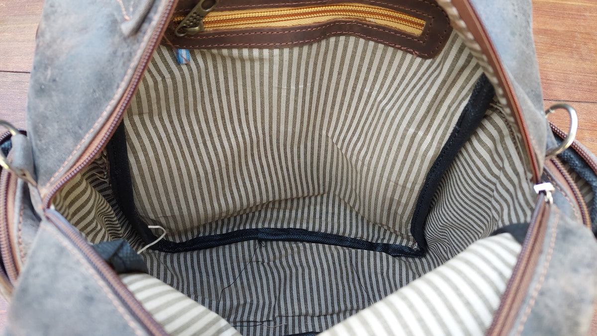 Mochila de Cuero Vacuno Monserrat - Africano