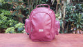Mochila de Cuero Vacuno Monserrat - Bordó