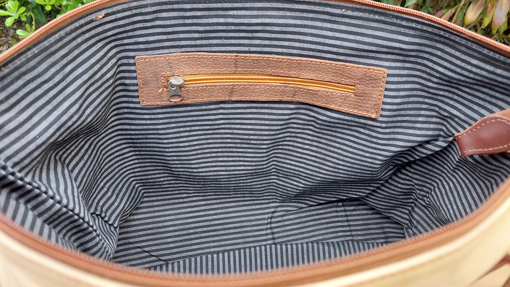 Cartera de Cuero Vacuno Tbilisi - Arena
