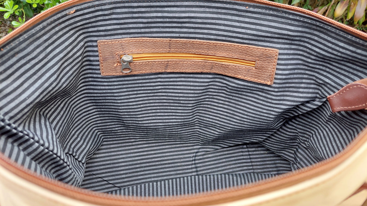 Cartera de Cuero Vacuno Tbilisi - Arena