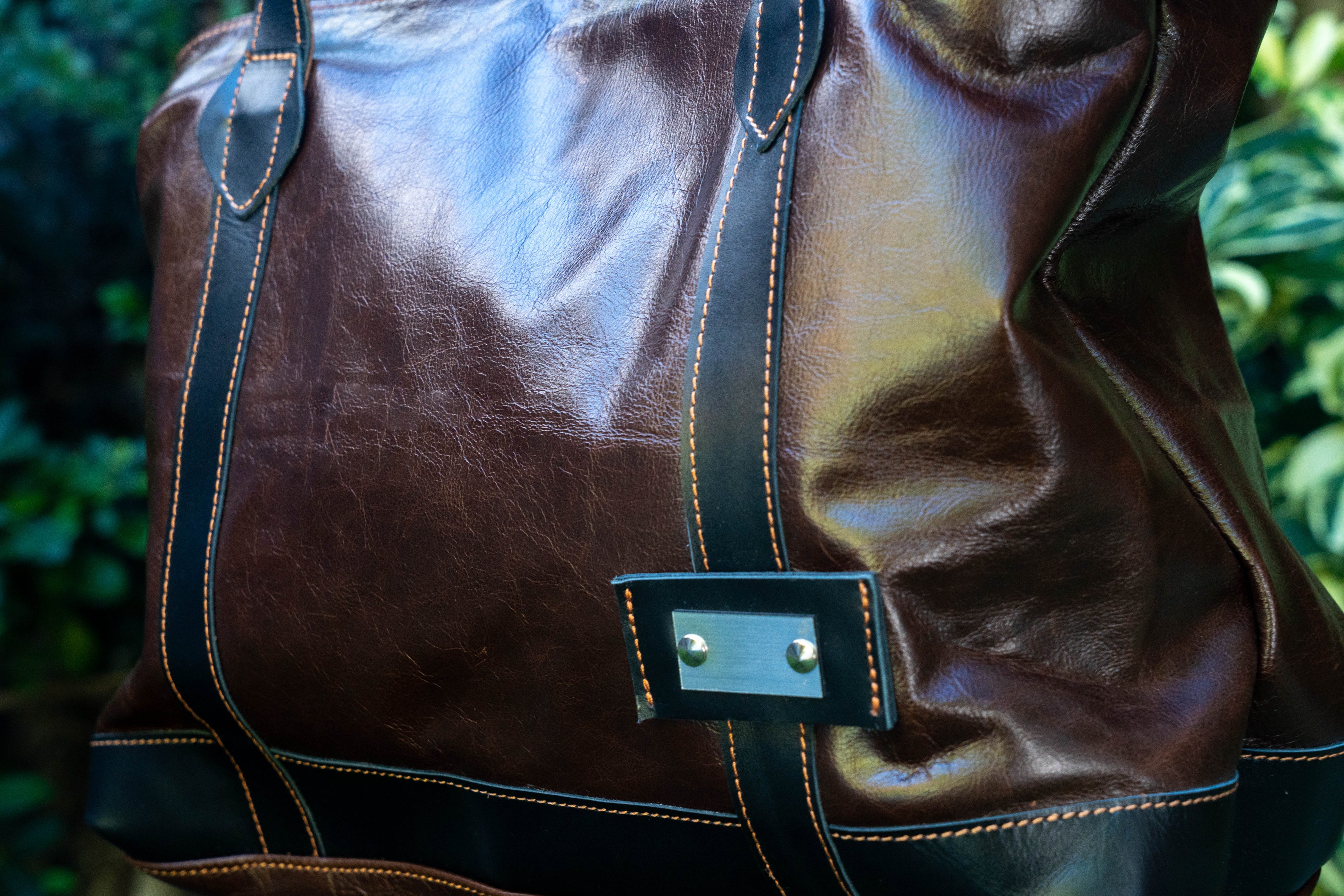 Cartera de Cuero Vacuno Madryn - Chocolate