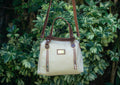 Cartera de Cuero Vacuno Cafayate - Arena