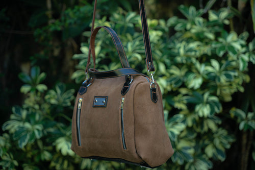 Cartera de Cuero Vacuno Cafayate - Coco